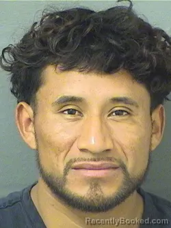 Booking photo from Palm Beach County, Florida