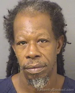 Booking photo from Palm Beach County, Florida