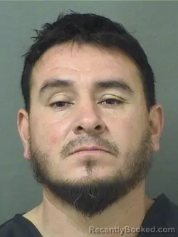 Booking photo from Palm Beach County, Florida