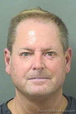 Booking photo from Palm Beach County, Florida