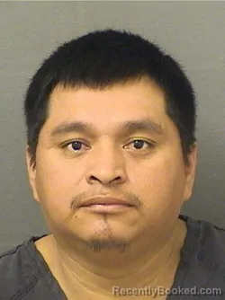 Booking photo from Palm Beach County, Florida