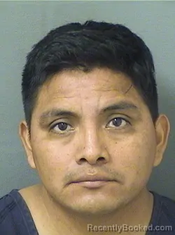 Booking photo from Palm Beach County, Florida