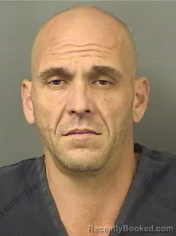 Booking photo from Palm Beach County, Florida