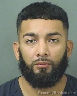 Booking photo from Palm Beach County, Florida