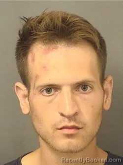 Mugshot of JORDAN GUY VALLAGI booked in Palm Beach County, Florida on March 5, 2026