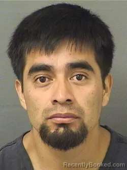 Mugshot of SEBASTIAN AGUSTIN GARCIAGARCIA booked in Palm Beach County, Florida on March 5, 2026