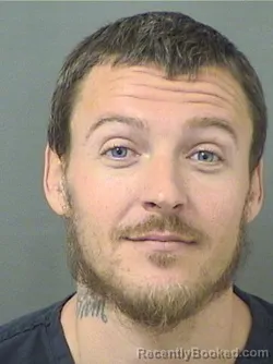 Mugshot of MARK PAUL OVERBECK booked in Palm Beach County, Florida on March 6, 2026