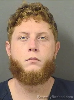 Booking photo from Palm Beach County, Florida