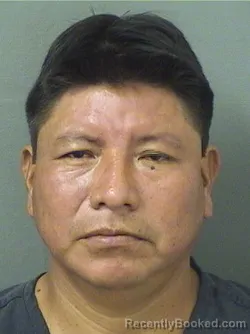 Mugshot of LUIS A VASQUEZTOMAS booked in Palm Beach County, Florida on March 6, 2026