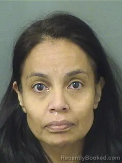 Mugshot of NATALIA ANDREA BRAVO booked in Palm Beach County, Florida on March 7, 2026