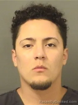 Mugshot of CHRISTOPHER BRIAN ALVAREZ booked in Palm Beach County, Florida on March 8, 2026