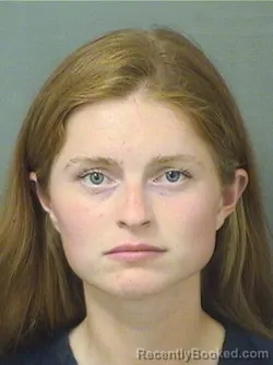 Mugshot of ISABELLA KATHRYN FIELDER booked in Palm Beach County, Florida on March 8, 2026