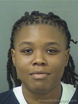Mugshot of SHARTERIA L FLOURNORY booked in Palm Beach County, Florida on March 9, 2026