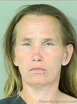 Mugshot of JENNIFER GAYLE WATKINS booked in Palm Beach County, Florida on March 9, 2026