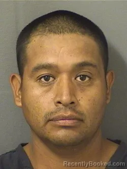 Mugshot of ANTONIO MATEO CASTANEDA booked in Palm Beach County, Florida on March 9, 2026
