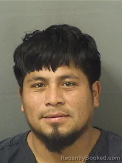 Mugshot of JUAN MORALES booked in Palm Beach County, Florida on March 9, 2026