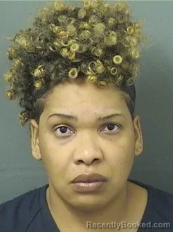 Mugshot of MYRIANNE ANGLADE booked in Palm Beach County, Florida on March 10, 2026