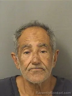 Mugshot of SAMUEL VIDAL booked in Palm Beach County, Florida on March 10, 2026