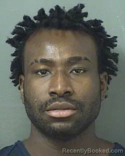 Mugshot of CHRISTOPHER JUNIOR OVILMARJ booked in Palm Beach County, Florida on March 10, 2026
