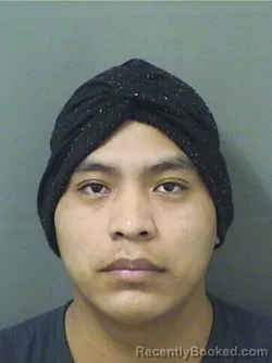 Mugshot of ALEXANDER ADOLFO VAILVELASQUEZ booked in Palm Beach County, Florida on March 11, 2026