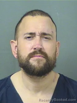 Mugshot of DAVID ALEXANDER COUREMBIS booked in Palm Beach County, Florida on March 11, 2026