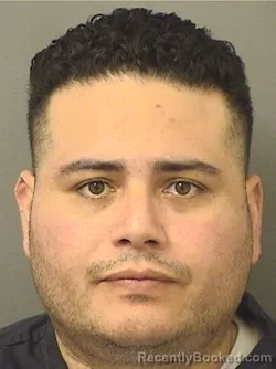 Mugshot of ANGEL ARTURO DELAVEGA booked in Palm Beach County, Florida on March 11, 2026