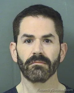 Mugshot of GEOFFREY ALEXANDER GORDON booked in Palm Beach County, Florida on March 12, 2026