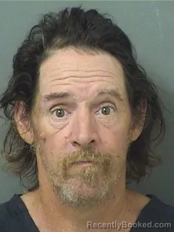 Mugshot of JAMES PATRICK BRICKLEY booked in Palm Beach County, Florida on March 12, 2026