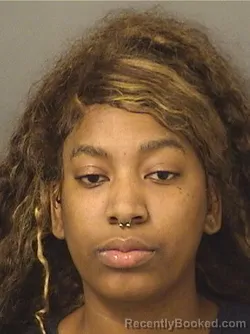 Mugshot of MARNISHA JANEESE SIMS booked in Palm Beach County, Florida on March 12, 2026