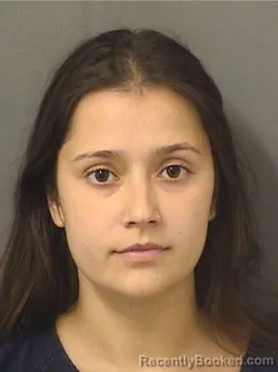 Mugshot of CHARLOTTE GINGRAS booked in Palm Beach County, Florida on March 13, 2026