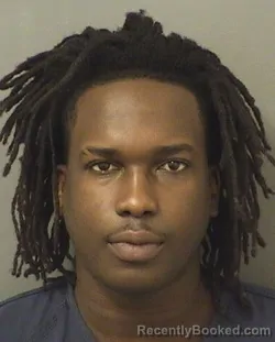 Mugshot of RUBEN CALEB LACROIX booked in Palm Beach County, Florida on March 14, 2026