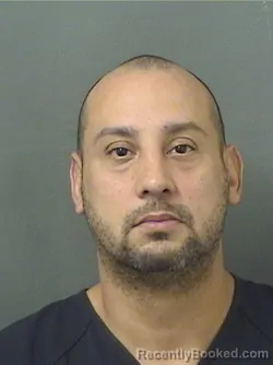 Mugshot of CARLOS LUIS LORENZO booked in Palm Beach County, Florida on March 16, 2026