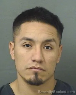 Mugshot of NATANAEL TREJO MENDOZA booked in Palm Beach County, Florida on March 16, 2026