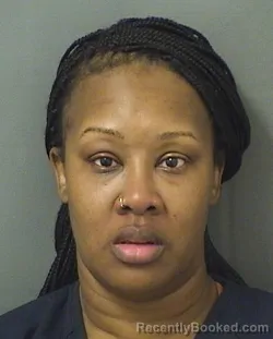 Mugshot of VALENCIA SHATORI PULLENS booked in Palm Beach County, Florida on March 17, 2026