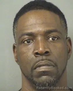 Mugshot of CHRISTOPHER DEMETRIC COLEY booked in Palm Beach County, Florida on March 17, 2026