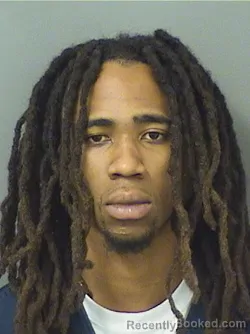 Mugshot of DREXEL DRAQUAILLE POITIER booked in Palm Beach County, Florida on March 18, 2026