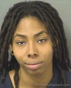 Mugshot of TAMIRA YARSHAE GUNN booked in Palm Beach County, Florida on March 18, 2026