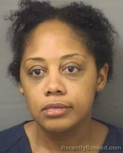 Mugshot of TIFFANY PETAGAYE RICHARDS booked in Palm Beach County, Florida on March 18, 2026