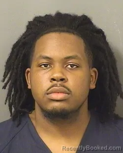 Mugshot of MALIK LANARD MCGRAW booked in Palm Beach County, Florida on March 18, 2026