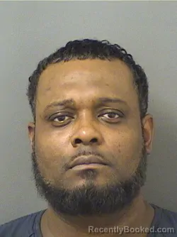 Mugshot of DONOVAN ANDRE WOODBINE booked in Palm Beach County, Florida on March 19, 2026