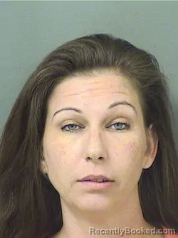 Mugshot of JENNA MARIE MAHLEBAESZLER booked in Palm Beach County, Florida on March 19, 2026