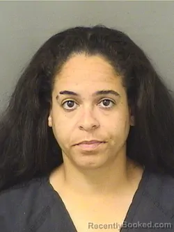 Mugshot of JASMINE L PHILLIPSBENT booked in Palm Beach County, Florida on March 19, 2026