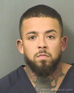 Mugshot of ALEXANDER IVAN GUZMAN booked in Palm Beach County, Florida on March 19, 2026