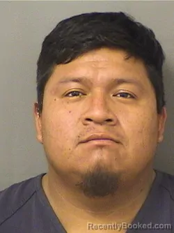 Mugshot of RONY OSBALDO CHENGALLEGO booked in Palm Beach County, Florida on March 21, 2026