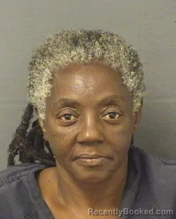 Mugshot of BARBARA OPHELIA MCCORVEY booked in Palm Beach County, Florida on March 21, 2026