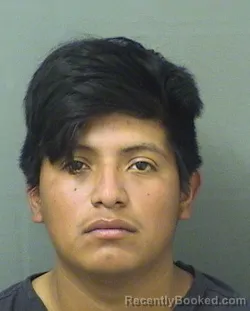 Mugshot of KENNETH EMMANUEL VASQUEZAGUILAR booked in Palm Beach County, Florida on March 21, 2026
