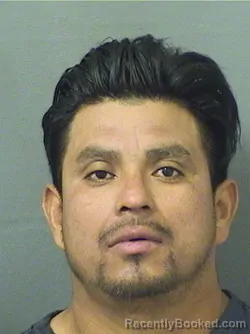 Mugshot of GABRIEL ARNOLDO ROSSILVESTRE booked in Palm Beach County, Florida on March 22, 2026