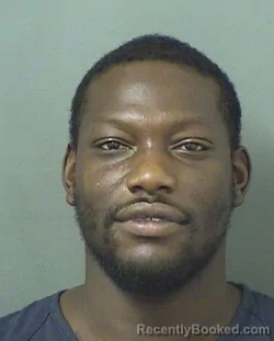 Mugshot of TERYEON LAWRENTE JONES booked in Palm Beach County, Florida on March 22, 2026