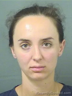 Mugshot of ANASTASIIA BARTKIV booked in Palm Beach County, Florida on March 22, 2026