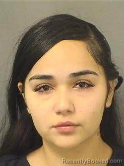 Mugshot of ALEXANDRA A VELAZQUEZ booked in Palm Beach County, Florida on March 22, 2026